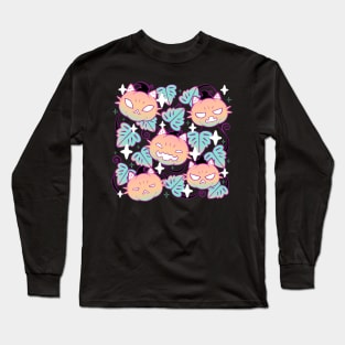 Pumpkin Cat Garden Long Sleeve T-Shirt